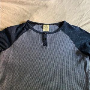 It a rustic blue Long sleeve